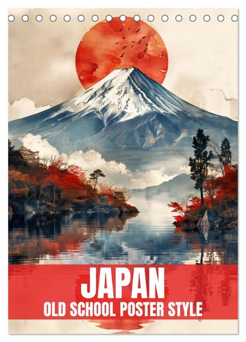 Japan old school poster - japan,