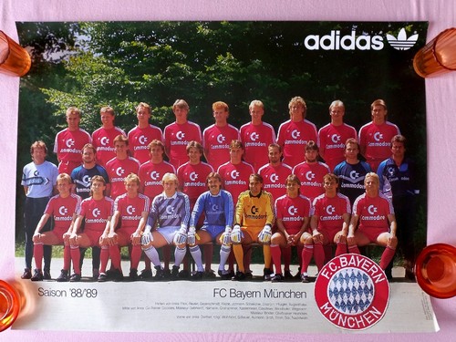 Bayern adidas poster 1988 - poster,