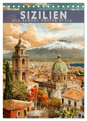 Sizilien old school poster - sizilien,