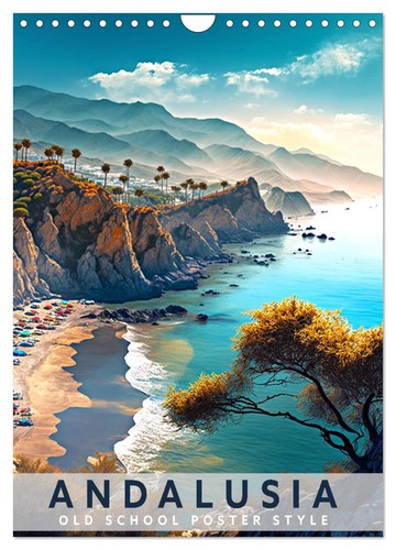 Andalusia old school poster - andalusia,