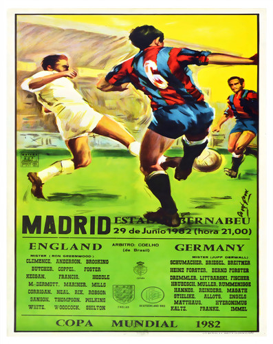 Poster wandbild 1982 - wm,