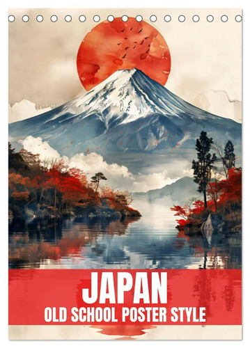 Japan old school - japan, poster