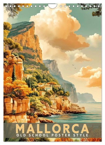 Mallorca old school poster - mallorca,
