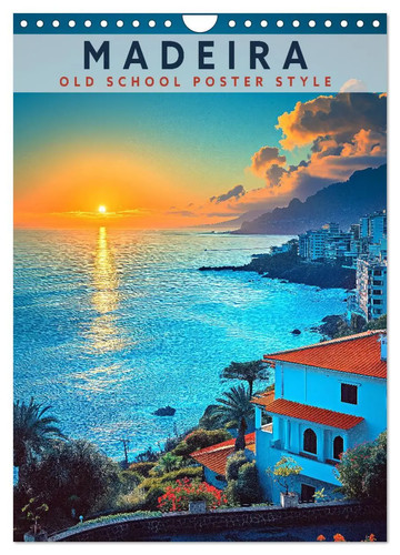 Madeira old school poster - -,