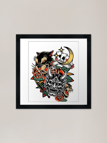 Old school tattoo kunst - school,