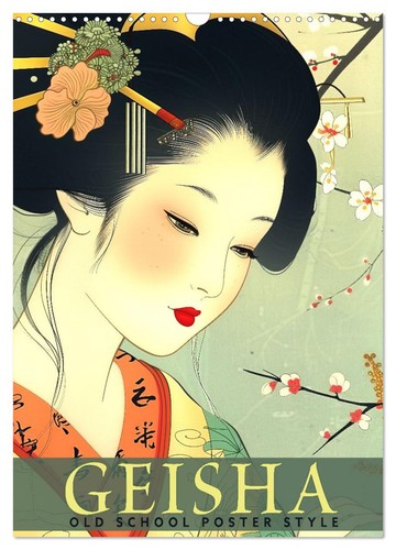 Geisha old school - school, poster