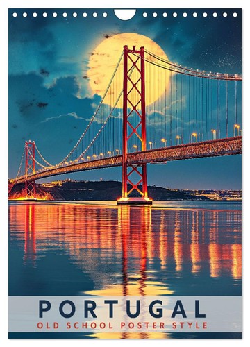 Portugal old school poster - school,