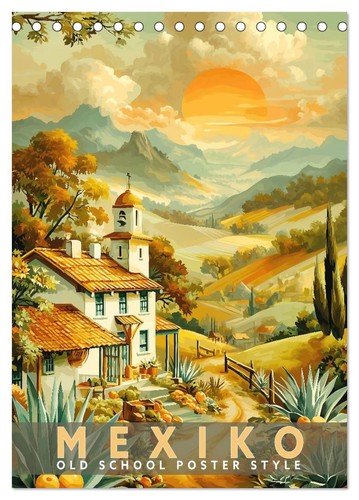 Mexiko old school poster - mexiko,
